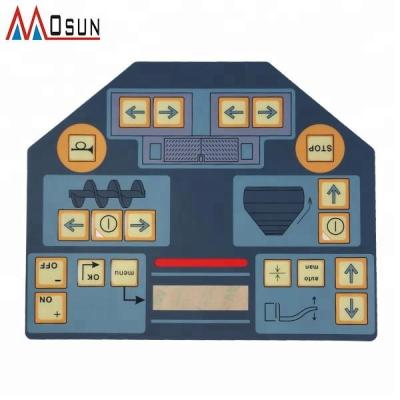 China China Industrial Custom DIY Controls Membrane Keyboard Overlay With 3M Adhesive for sale