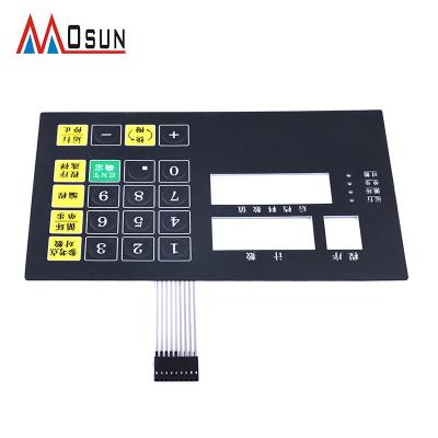 China Custom Industrial Controls Aluminum Dome Membrane Keyboard Switch for sale