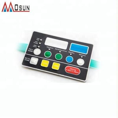 China Industrial Controls Embossed Push Button Keypad Membrane Switch With LCD Window for sale