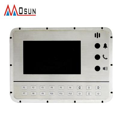 China Telecommunication Equipment Custom Stainless Steel Keypad 4x4 Metal Keypad for sale