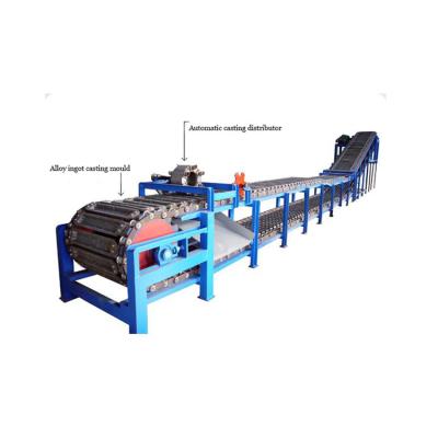 China High Efficency High Efficient Scrap Metal Continuous Casting Machine Aluminum Ingot Production Line for sale