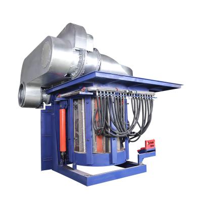 China Environmental friendly 6T melting furnace for metal smelting factory electric melting induction furnace for sale