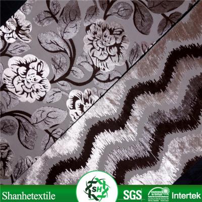 China Antistatic Newest Designs Jacquard Velvet Fabric For Morocco Sofa for sale