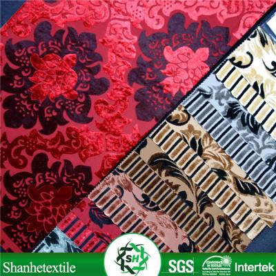 China Victorian Anti-Static Cotton Polyester Foshan Custom Upholstery Fabric Materials For Antique Furniture for sale