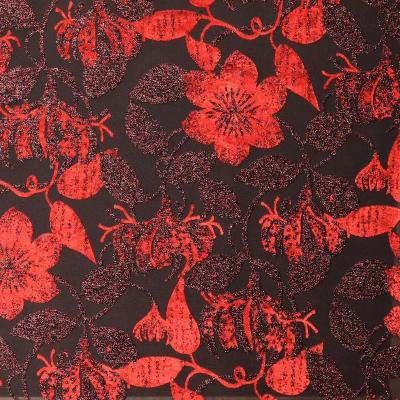 China Memory Knitted Polyester Velvet Fabric Free Sample for sale