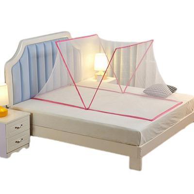 China Double Folded Affordable Double Bed Keep On Hand Mosquito Net With Stand for sale