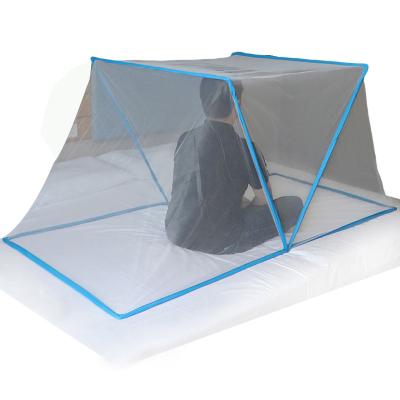 China Last Summer Installation Folded Free Foldable Double Bed Mosquito Net for sale