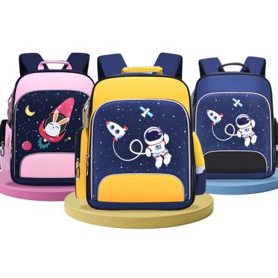 China Anti-theft Portable School Backpack Student Astronaut Little Boy Bookbag Child Waterproof Bag for sale