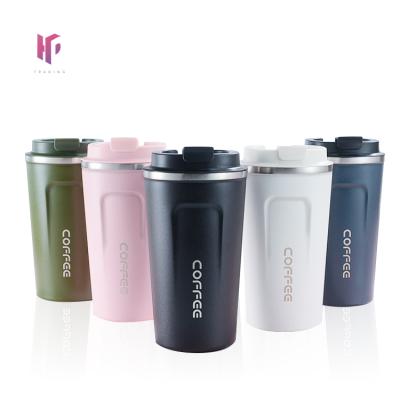 China Double Wall Stainless Steel Vacuum Insulated Stored Insulated Mug With Leak Proof Lid Eco-Friendly Reusable Frosted Coffee Mug for sale