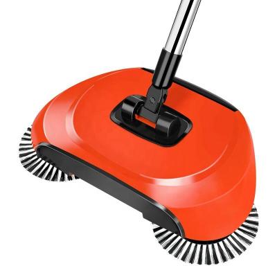 China Home Clean Free Sample Hand Push Telescopic Floor Sweeper, No Comp. elect. no fule wipe dual function hand sweeper for sale