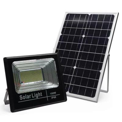 China Outdoor CE Certified Environmental-Friendly 100w Solar Solar Led Flood Light Outdoor Flood Light for sale