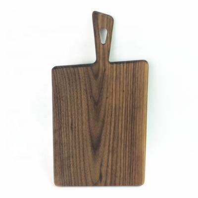 China Eco-Friendly Sustainable Kitchen Walnut Wood Cutting Board Square Chopper Maintenance Board for sale