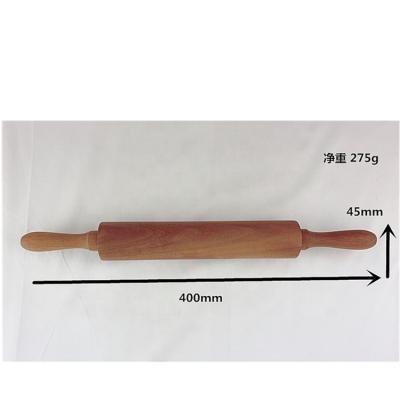 China Sustainable Chef Rolling Pin Wood With Customized Handle And Design Dough Roller For Bakery Classic Wood Pin for sale