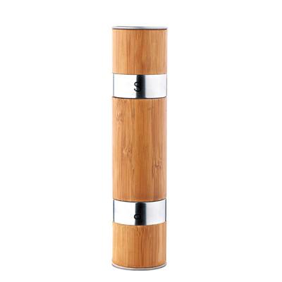 China Two Viable in 1 9610 Stainless Steel Pepper Grinder 2 in 1 Manual Salt and Pepper Grinder for sale