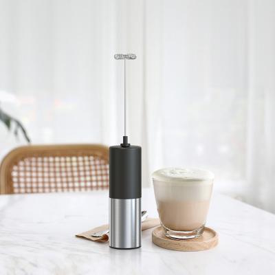 China High Quality Sustainable Food Safe Handheld Automatic One Touch Coffee Blender Battery Operated Milk Beater Frother for sale