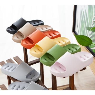 China CUSHIONING Slippers Anti-Slip Disjointed Slides For Women Indoor Bathroom Open Toe Slippers Yeezy Shoes for sale