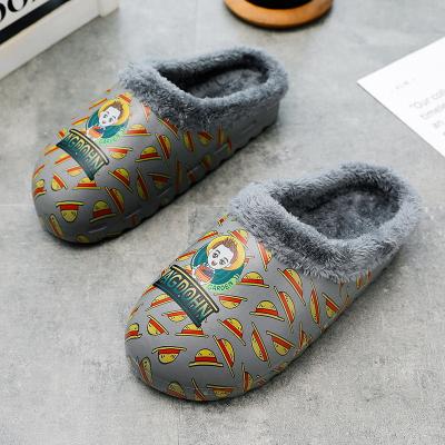 China CUSHIONING Anti-slippery Slippers Lovers Fluffy Outdoor Bedroom Deck Garden Hole Slippers Shoes Non-slip Explosive Clogs Shoes for sale