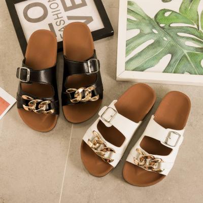 China CUSHIONING New Fashion Good Quality Design Women's Cork Outdoor Sandals Women Slides Soft Sole Slipper for sale