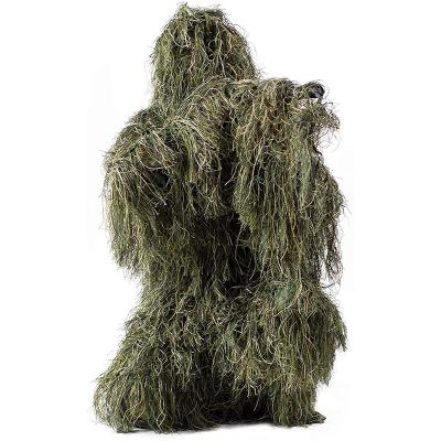 China TACTICHO Multifunctional 3D Hunting Camouflage Camouflage Hunting Clothing Including Jacket Pants 5 in 1 Gillie Ghillie Suit for sale