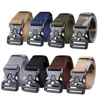 China TACTICHO Multi-Function Comfort Tactical Belt For Men Combat Tactical Belt Custom Made Outdoor Heavy Duty Nylon Reinforced Quick Release Men's Tactical Belt for sale