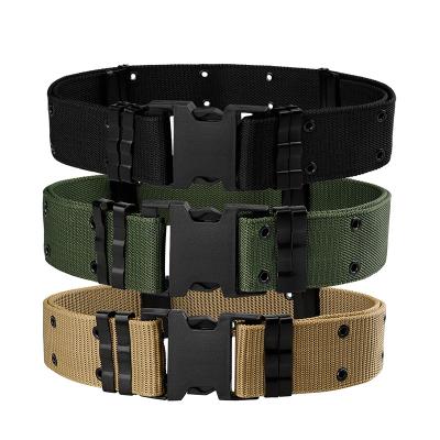 China TACTICHO Multifunctional Double Layer Battle Belt Buckles Quick Release 38Mm 1.5 Inch Width Nylon Work Outdoor Battle Tactical Belt for sale