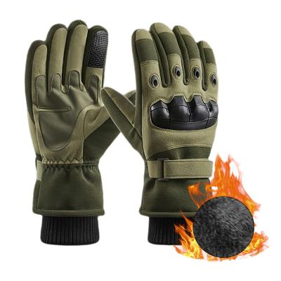 China New Design Multifunctional Waterproof Tactical Soft Winter Glove TACTICHO Knuckle Ski Snow Glove Tactical Winter Tactical Hunting Glove for sale