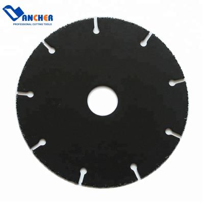 China Spacious Cutting Lancher Vacuum Welded Diamond Saw Blade Cutting Disc For Cutting Wood for sale