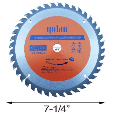 China Smooth Cutting Machine Blade Yolan Circular Saw Blade Wood Cutting Saw Blade For Plywood for sale