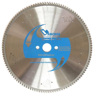 China 12inch 120T Aluminum / Steel Aluminum Cutting Saw Blade High Speed ​​Blade For Fiber Cutting Machine for sale