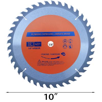 China Lancher Factory 255mm/10inchx25.4mm Wood TCT Saw Blade For Cutting Wood 4-10inch Circular Saw Blade for sale