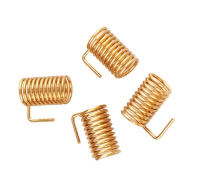 China PCB Brass Spring Copper Phosphor Spring Antenna Station Torsion Spring OEM Base Terminal Spring for sale