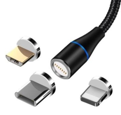 China high quality newcomers 3A superfast charging customized 3 in 1Magnetic charging USB cable for sale for sale