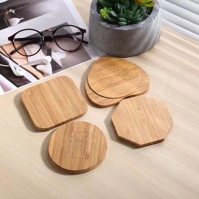 China New 5W Type-C Exquisite Convenient Wooden Qi Fast Charging Wireless Charger for sale