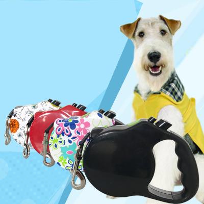 China 2022 Viable Automatic Retractable Dog Leash Harness Set Reflective Nylon Pet Leash Outdoor Dog Collar for sale