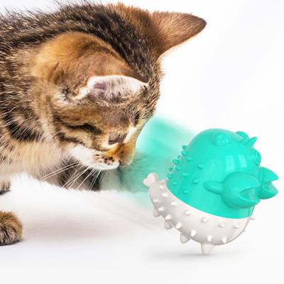 China Viable High Quality Electric Tooth Toy TPR Anti-bite Material Cat Cleaning Toy for sale