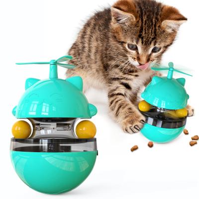 China Cat Toy Viable Educational Pet Tumbler Funny Pet Training Tool Cat Leaking Food Ball Toy for sale