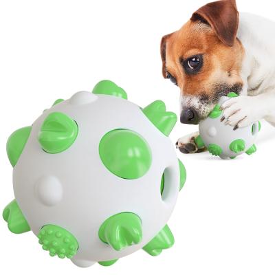 China Factory Wholesale Dogs Factory Wholesale Tooth Molar Pet Toys Dog Cleaning Interactive Chew Toy Ball for sale