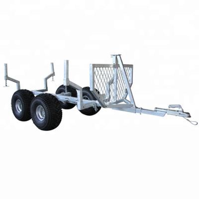 China Truck Trailer ATV Cargo Trailer Timber Trailer + 2-in-1 Cargo Box for sale