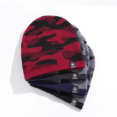 China LOGO Winter 100% Wholesale Color Dobby Custom Acrylic Unisex Women's Knitted Hat/Beanie Hat Jacquard for sale