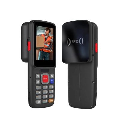 China Android 9.0 NFC 4G Radio Terminal Reader Handheld Computer PDA 1D 2D QR Barcode Scanner Rugged Mobile Inventory Data Handheld for sale