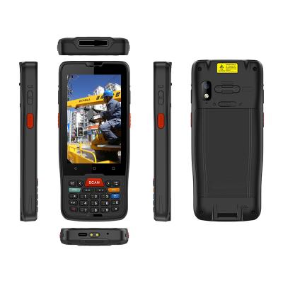 China Computer WIFI BT GPS Data Scan P40AT Android 9 Rugged Handheld Terminal PDA 1D 2D Code Barcode Scanner for sale