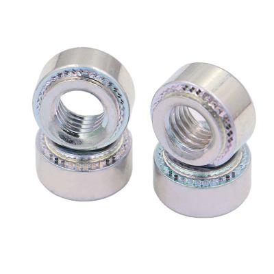 China Sheet Metal Manufacturing Equipment / Automobiles / Communication Custom Precision Steel Sheet Metal Self Threaded Hooking Nuts for sale