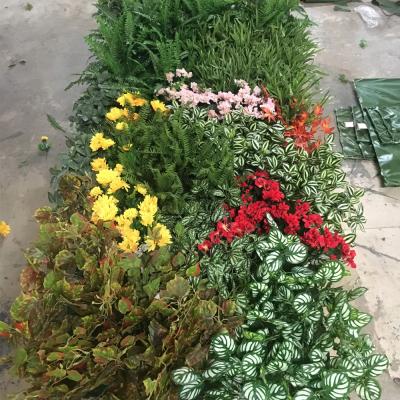 China Eco Friendly Vertical Greening Plastic Pe Artificial Wall Grass for sale