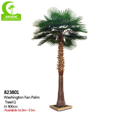 Chine Arbre tropical artificiel en verre réaliste HAIHONG du tronc 8m de Firber à vendre