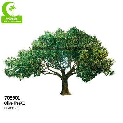 China Flame Retardant HAIHONG 400cm Artificial Olive Tree Realistic for sale