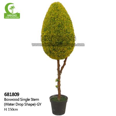 China Vorm 5ft van de waterdaling Kunstmatige Topiary Boom, Topiary Ballen van Faux in Potten Te koop