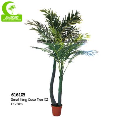 China Large Size 230cm Artificial Coconut Tree For Theme Park Decoration for sale