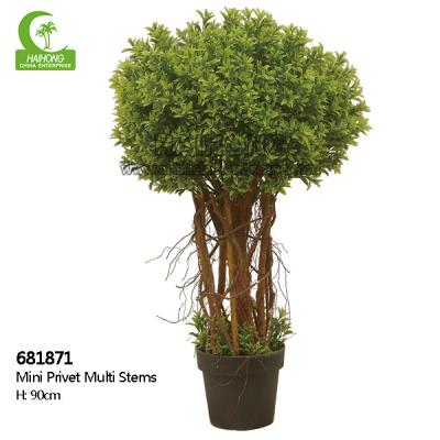 China Verblassender ästhetischer künstlicher Topiary-Antibaum H90cm für Restaurant zu verkaufen