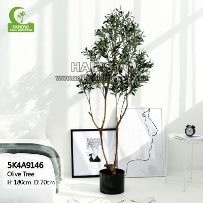 China Het hete Verkopende Overweldigende Kunstmatige Decoratieve Decor van Installatie Kunstmatige Olive Trees For Sale Indoor Te koop