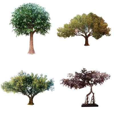 China árboles artificiales del paisaje de los 350cm, árbol de arce falso toda la estación en venta